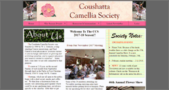 Desktop Screenshot of coushattacamelliasociety.com